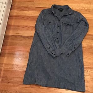J. Crew chambray dress with dots